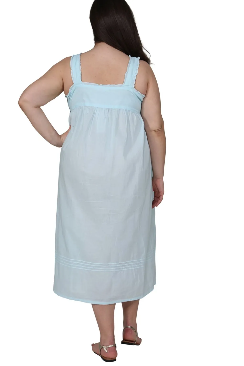 La Cera™ 100% Cotton Embroidered Gown