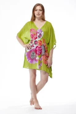 La Cera™ 100% Cotton Floral Print Tunic