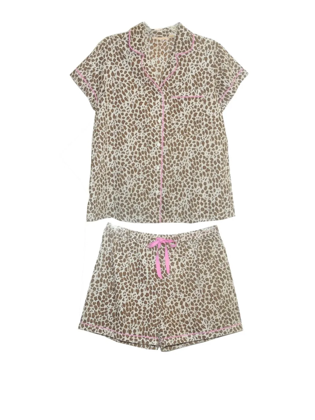 La Cera™ Cheetah Print Pajamas