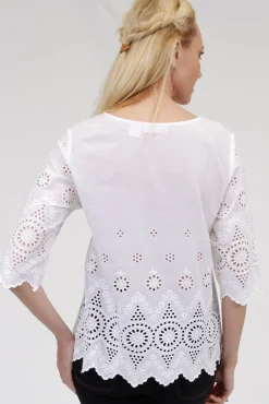 La Cera™ Eyelet Lace Top