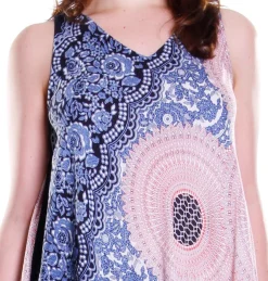 La Cera™ Floral Print Handkerchief Dress