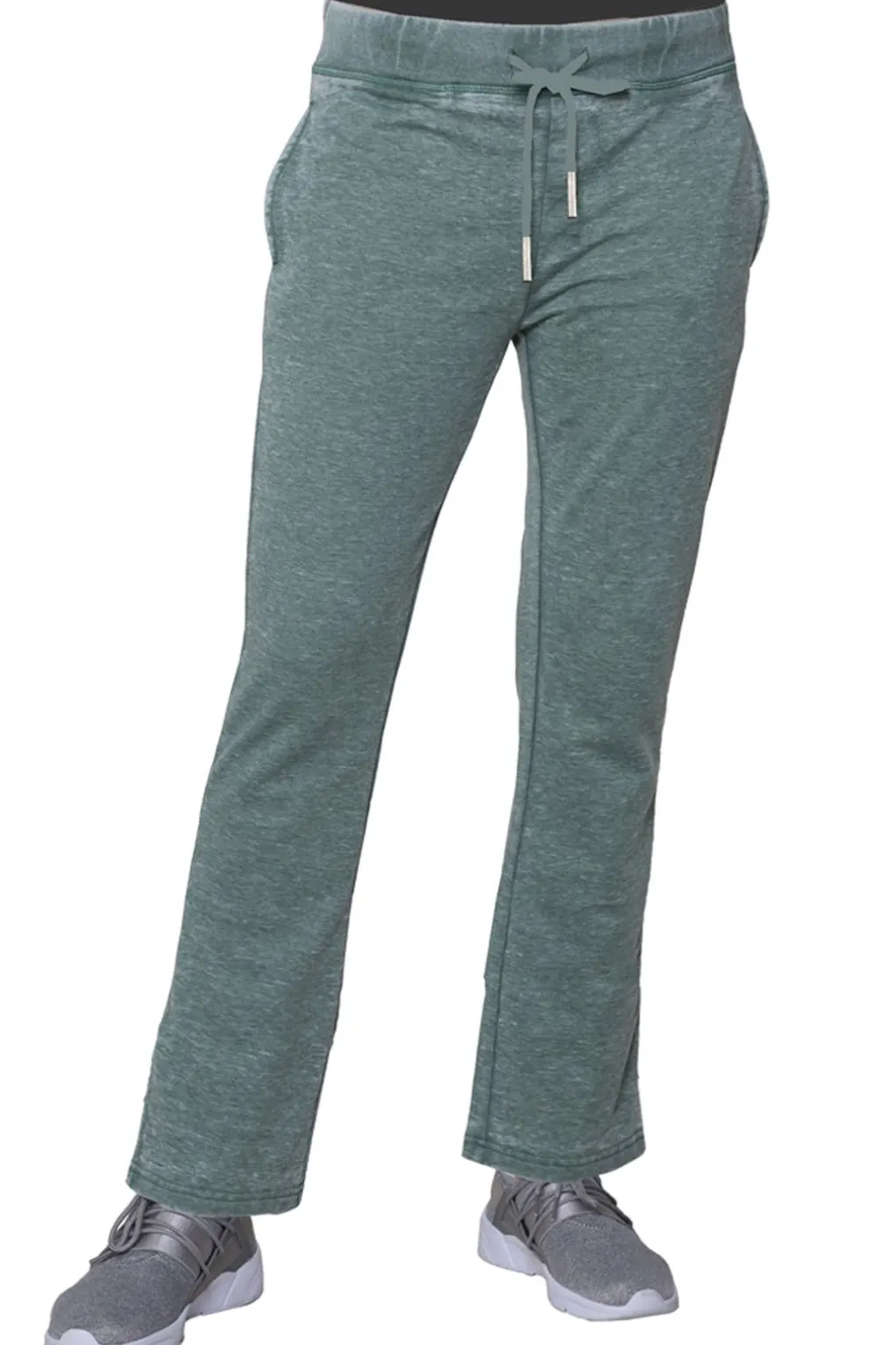 La Cera™ Heathered French Terry Pants
