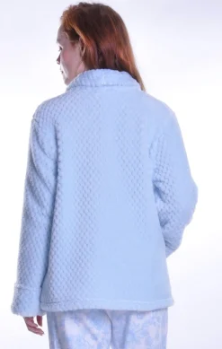 La Cera™ Honeycomb Fleece Bed Jacket