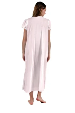 La Cera™ La Cera 100% Cotton Lace Applique Gown