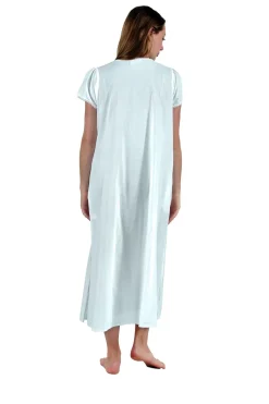 La Cera™ La Cera 100% Cotton Lace Applique Gown