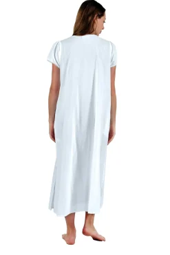 La Cera™ La Cera 100% Cotton Lace Applique Gown