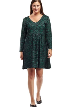 La Cera™ La Cera Baroque Print Pullover Tunic Top