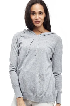La Cera™ La Cera Drawstring Hooded Pullover Sweater