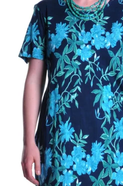 La Cera™ La Cera Floral Print A-Line Dress