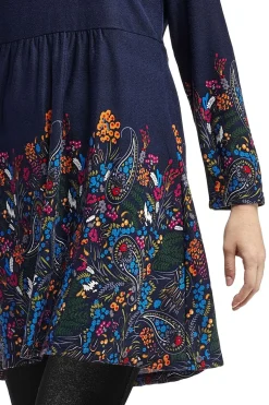 La Cera™ La Cera Floral Pullover Tunic Top