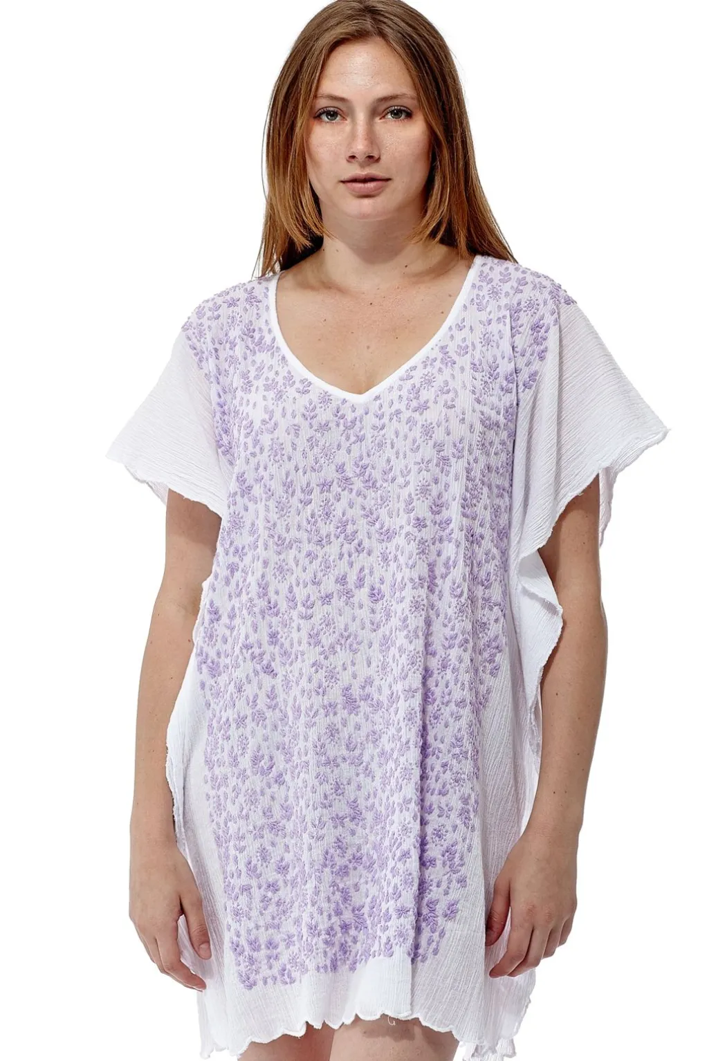 La Cera™ La Cera Hand-Embroidered Cover Up