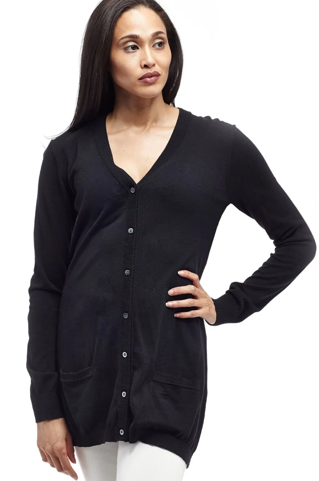 La Cera™ La Cera Long Sleeve Cardigan