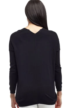La Cera™ La Cera Long Sleeve Pullover Sweater With Pocket