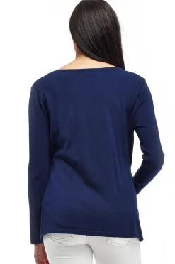 La Cera™ La Cera Long Sleeve Waterfall Cardigan