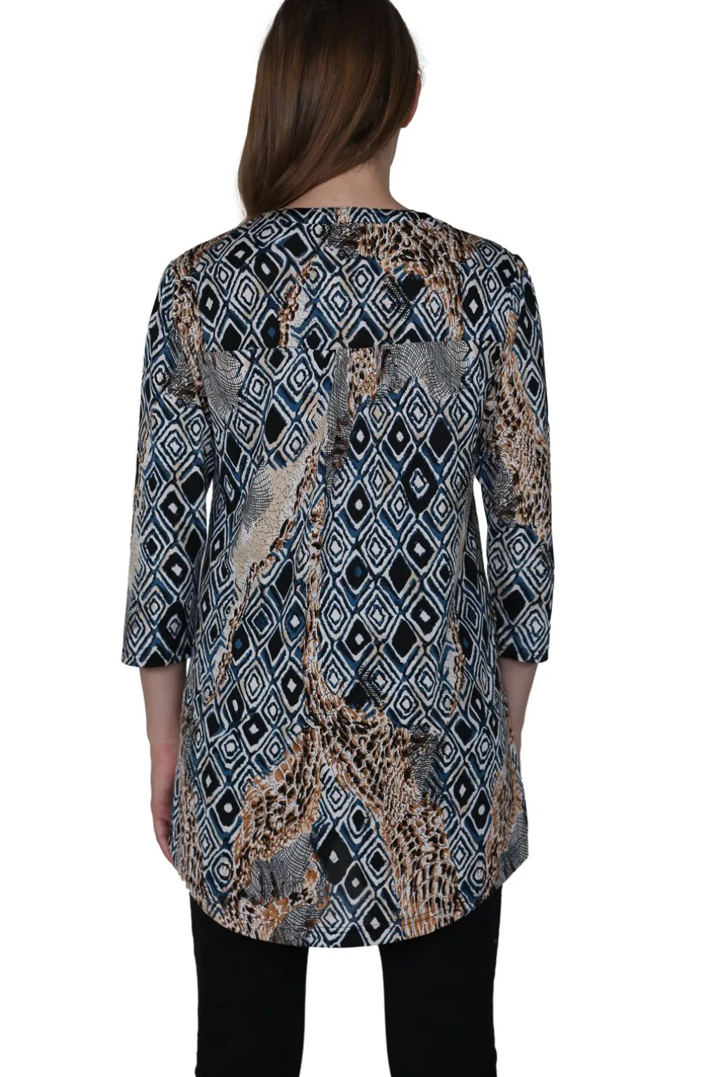 La Cera™ La Cera Malabar Batik Print Tunic