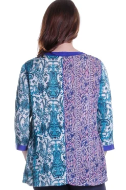 La Cera™ La Cera Multi Patchwork Top