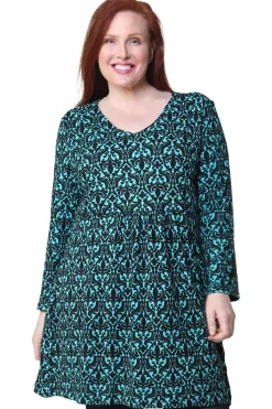 La Cera™ La Cera Plus Size Pullover Tunic Top