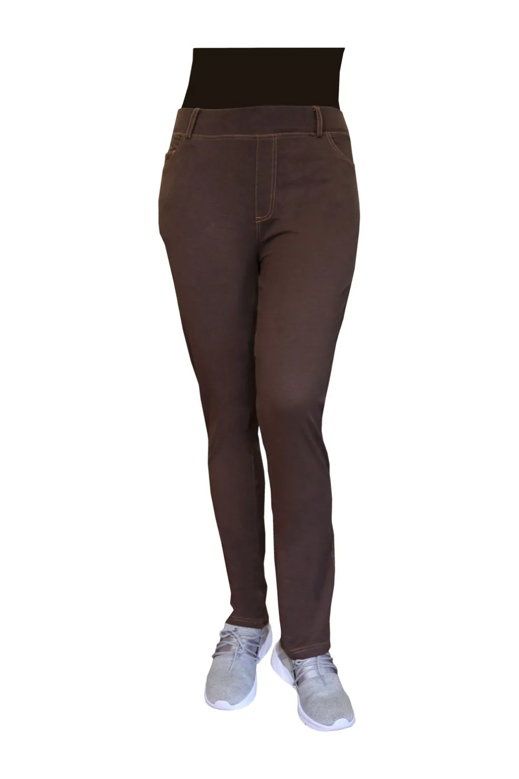 La Cera™ La Cera Plus Size Stretch Knit Jegging