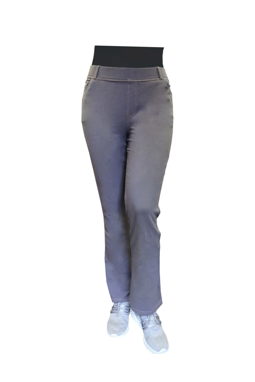 La Cera™ La Cera Plus Size Stretch Knit Boot Cut Pant