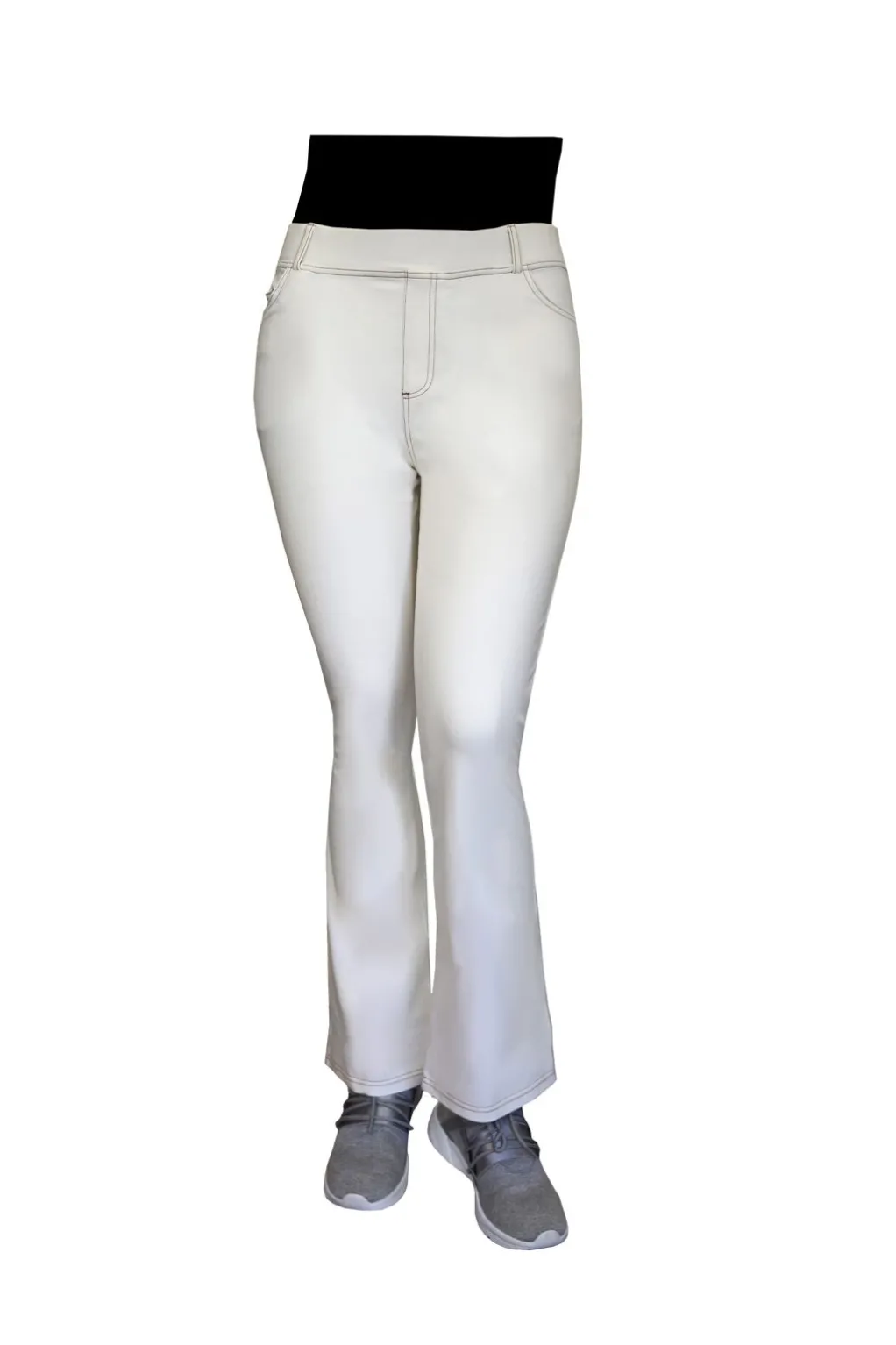La Cera™ La Cera Plus Size Stretch Knit Boot Cut Pant