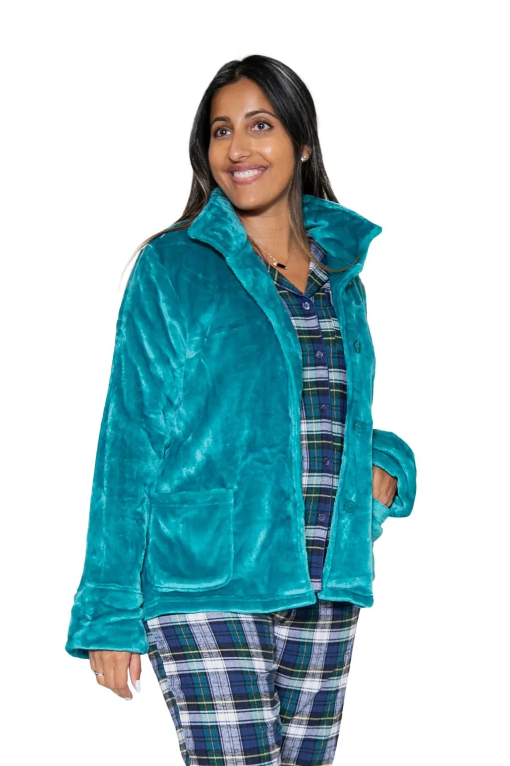 La Cera™ La Cera Plush Bed Jacket