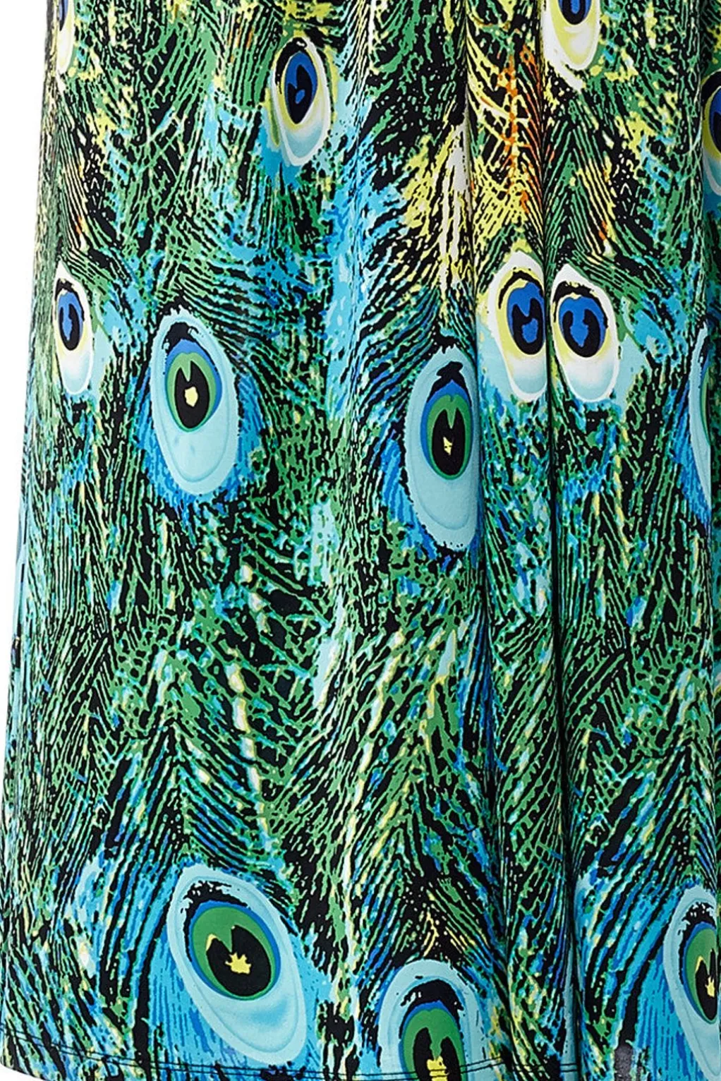 La Cera™ La Cera Printed Sleevless Maxi Dress