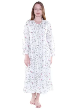 La Cera™ La Cera Rose Vine 100% Cotton Robe