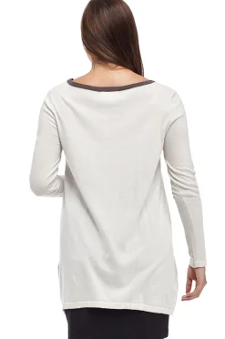La Cera™ La Cera Rounded Neck Pullover Sweater Top