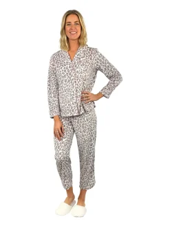 La Cera™ La Cera Sheered Minky Fleece Pj Set