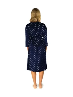 La Cera™ La Cera Silky Shee Minky Wrap Robe