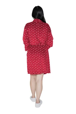 La Cera™ La Cera Silky Shee Minky Kimono Robe