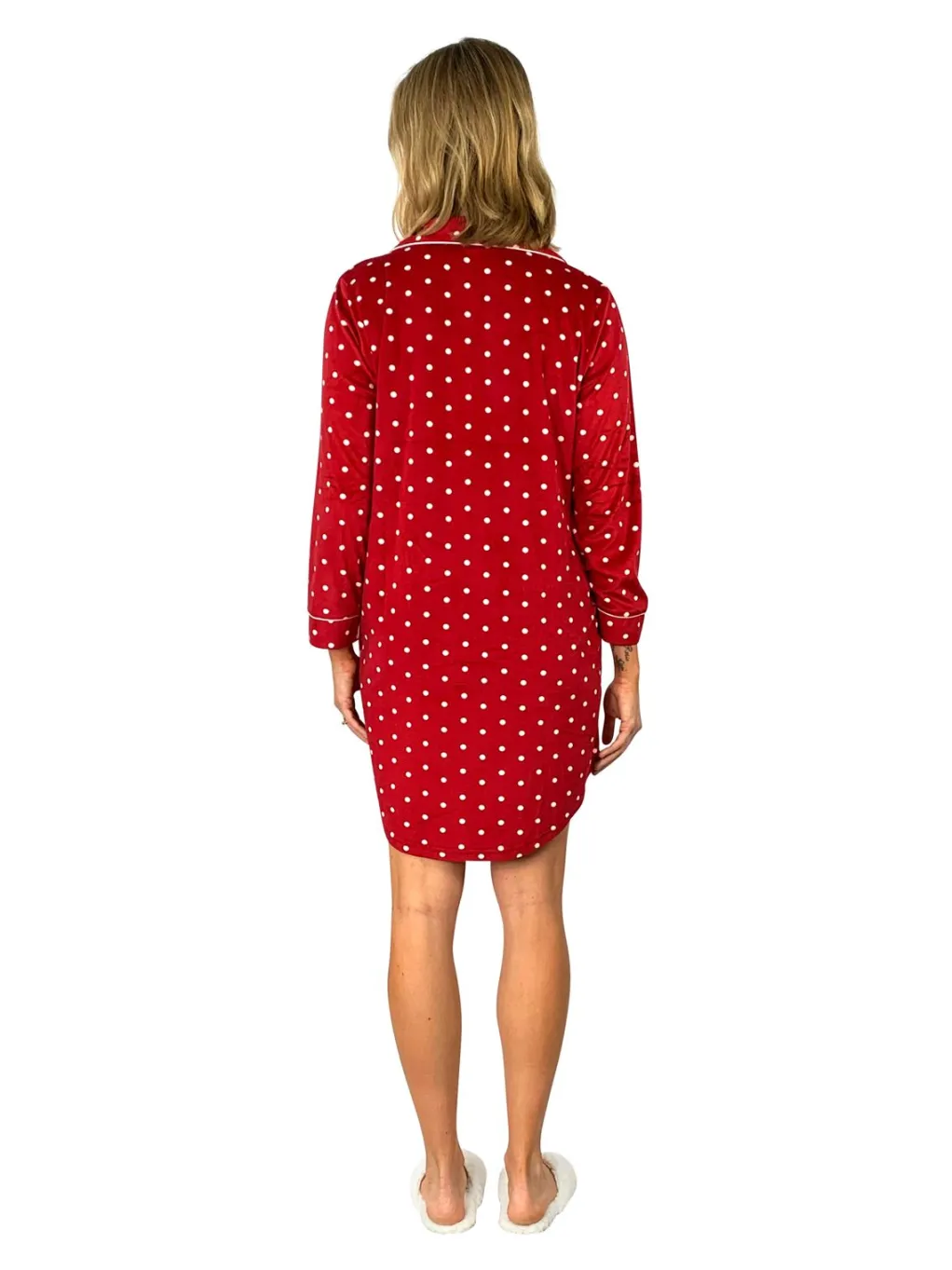 La Cera™ La Cera Silky Shee Minky Nightshirt