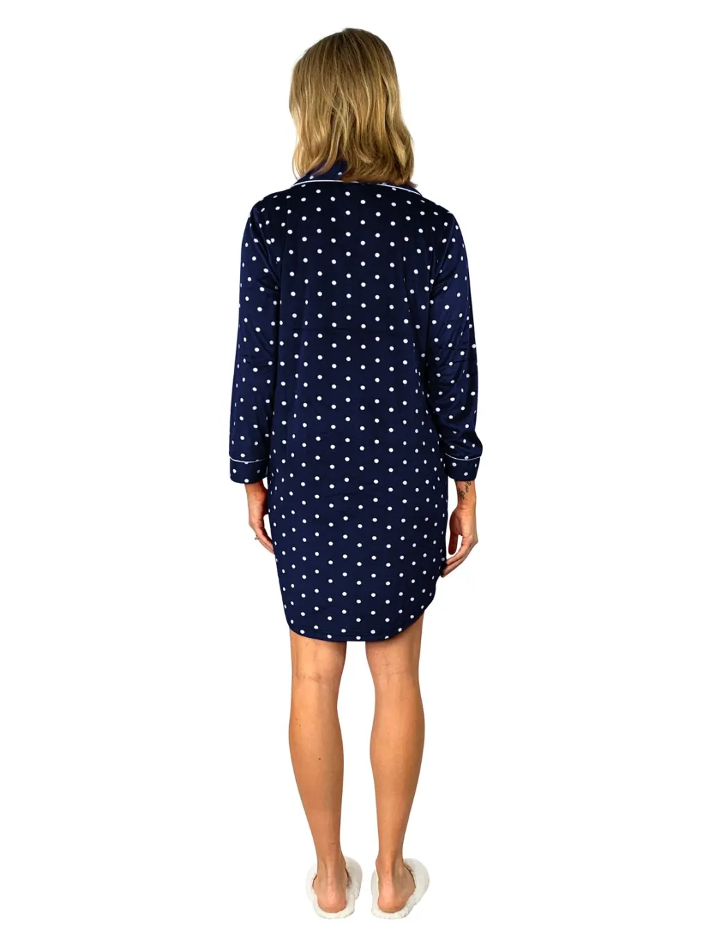 La Cera™ La Cera Silky Shee Minky Nightshirt