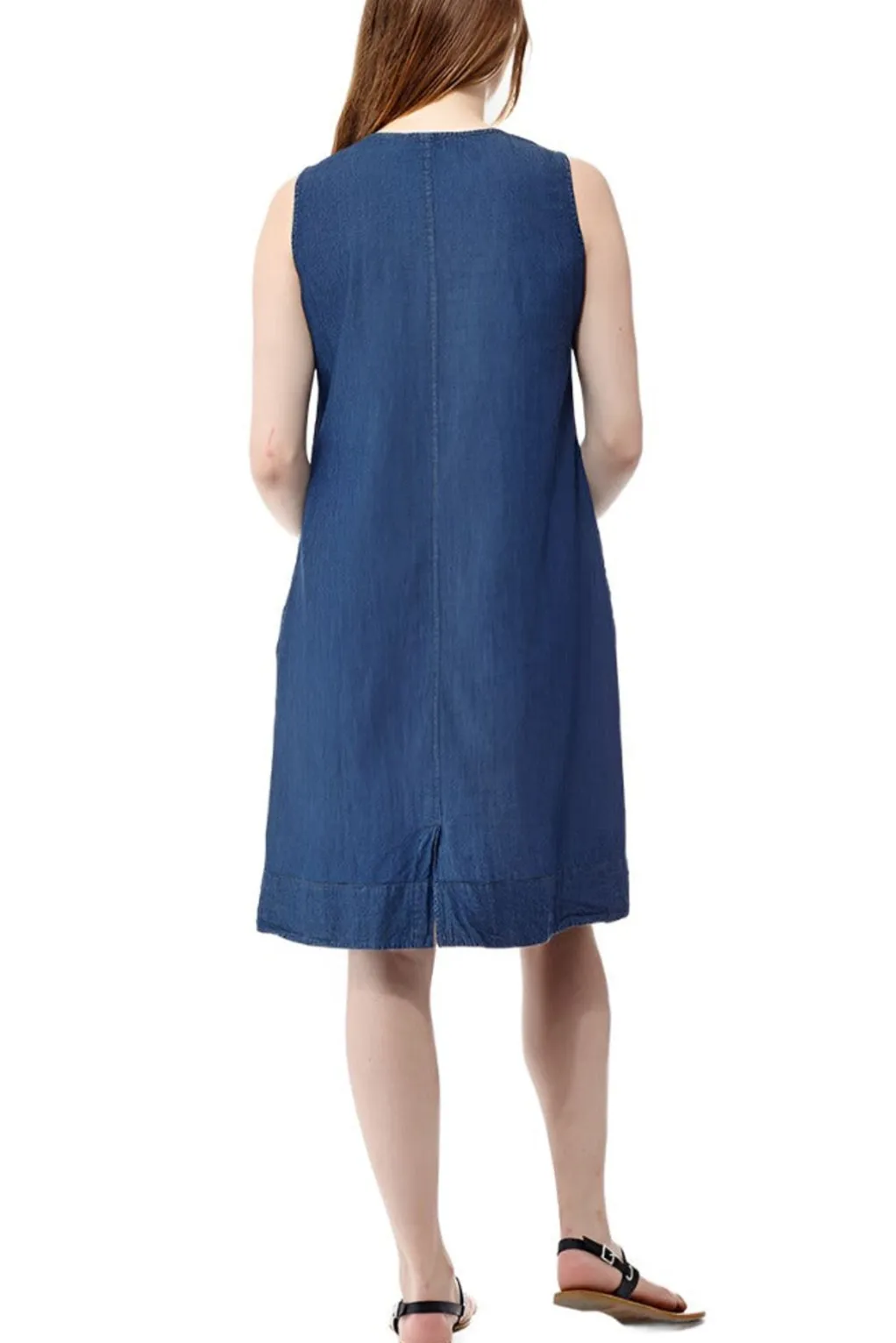 La Cera™ La Cera Sleeveless Embroidered Dress