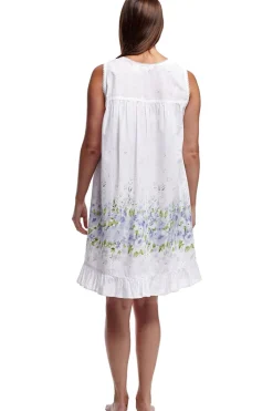 La Cera™ La Cera Sleeveless Ribbon Laced Chemise