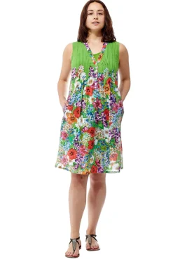 La Cera™ La Cera Sleeveless Short Floral Sundress