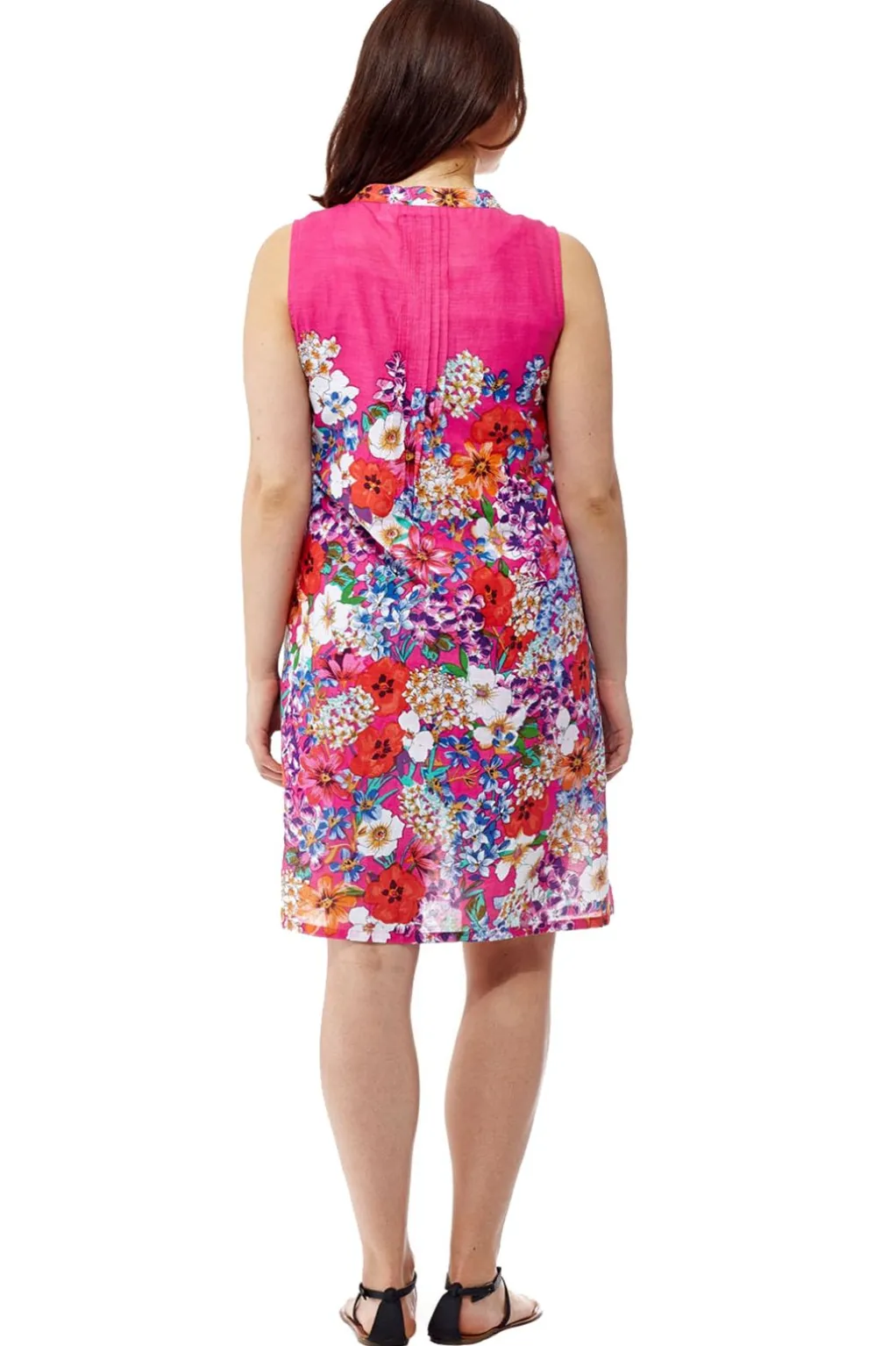 La Cera™ La Cera Sleeveless Short Floral Sundress