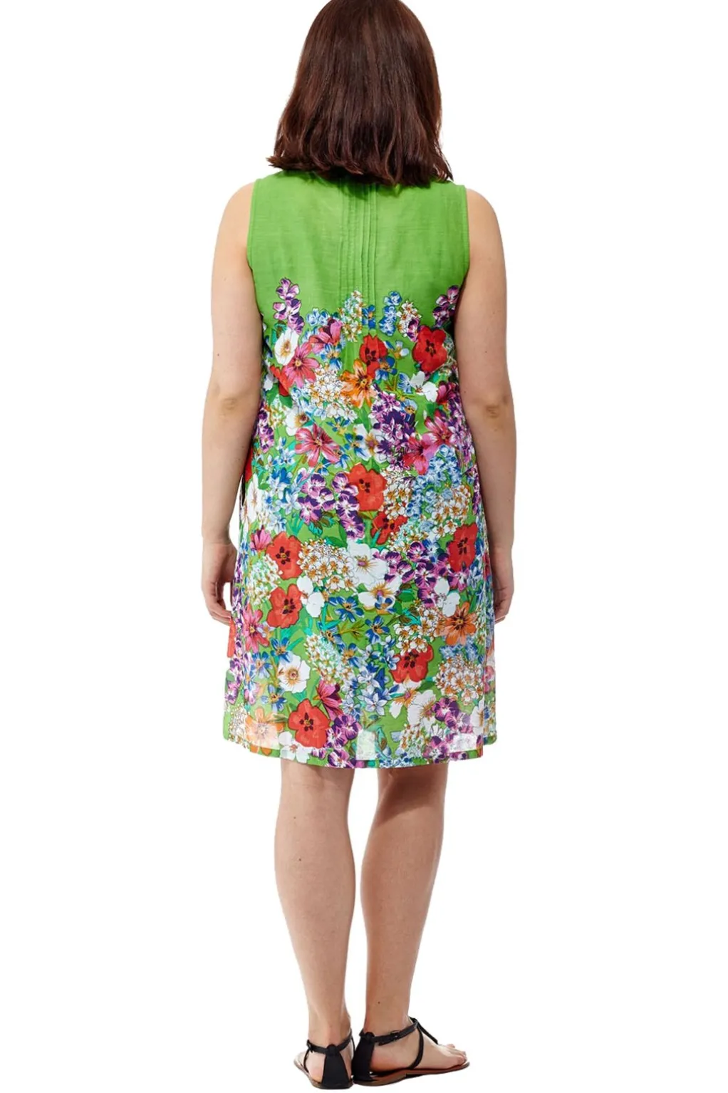 La Cera™ La Cera Sleeveless Short Floral Sundress