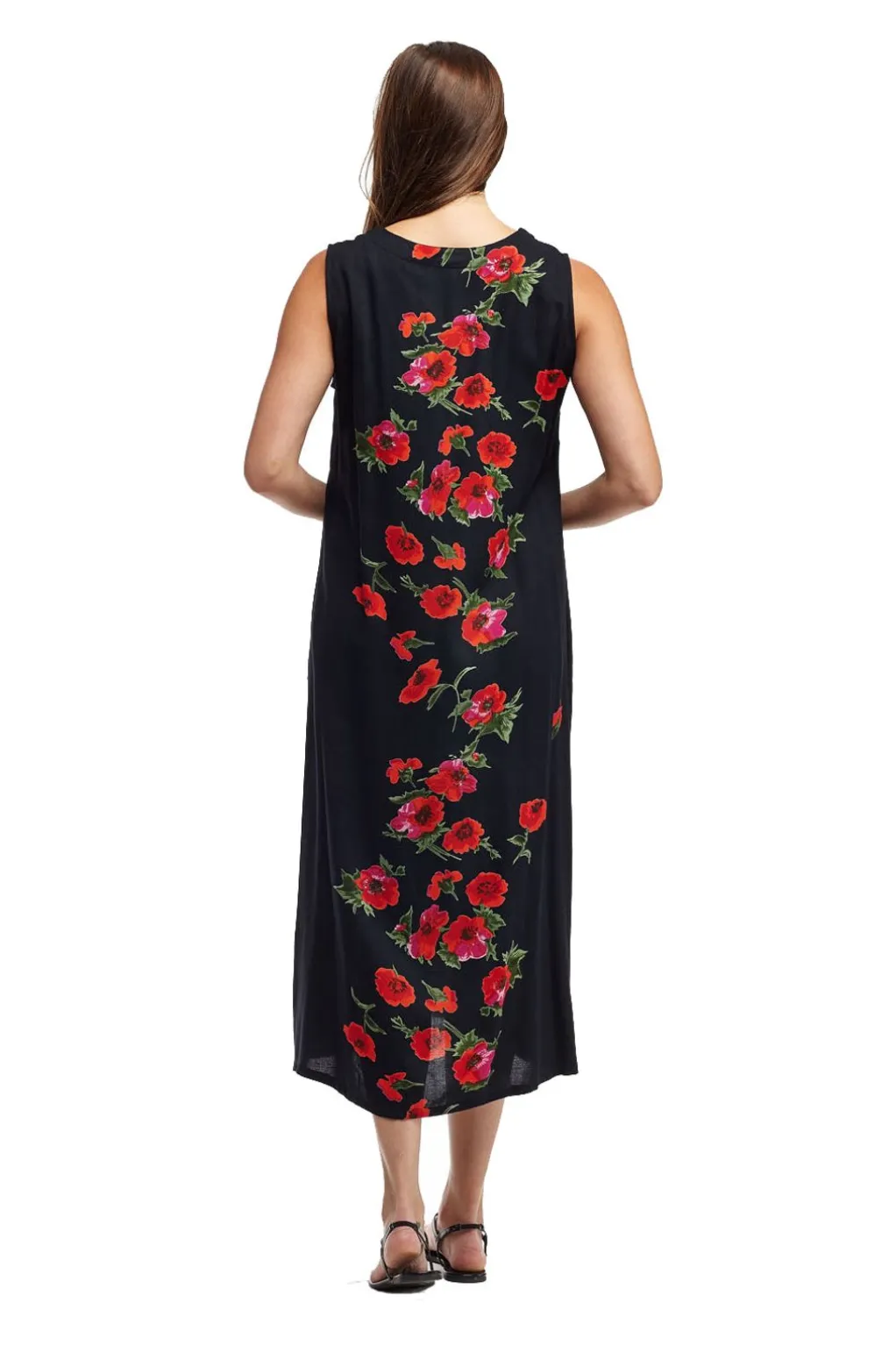 La Cera™ La Cera Sleeveless V-Neck Dress