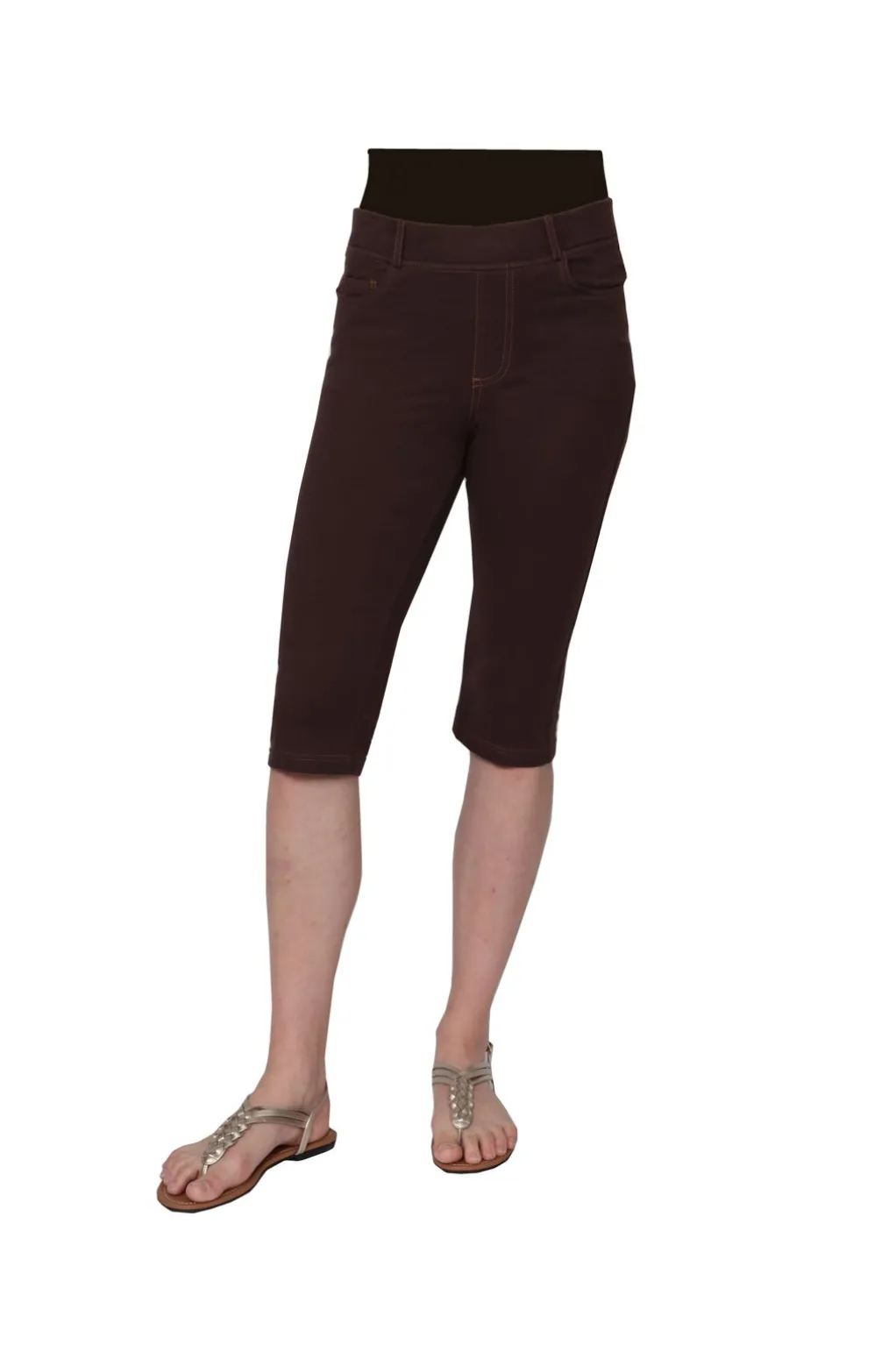 La Cera™ La Cera Stretch Knit Capri