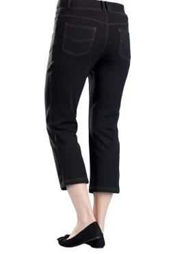 La Cera™ La Cera Stretch Knit Cropped Pant
