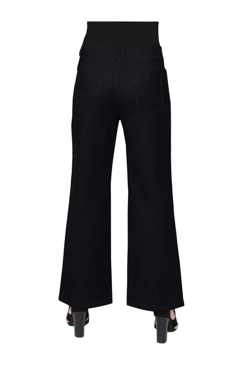 La Cera™ La Cera Stretch Knit Wide Leg Pant