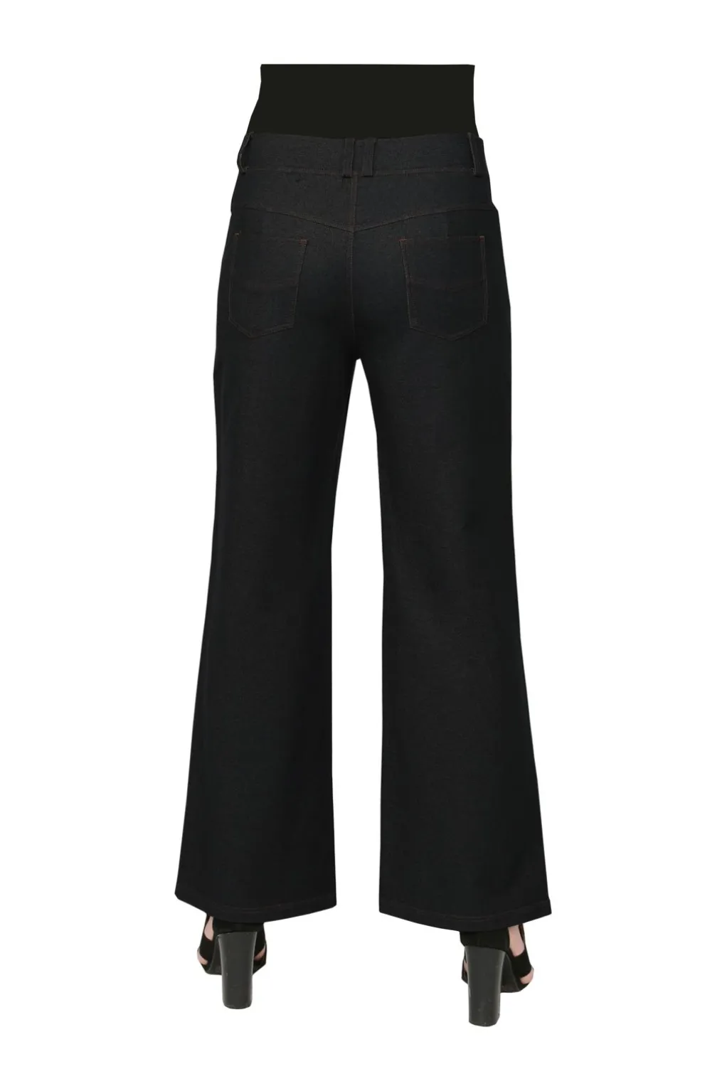 La Cera™ La Cera Stretch Knit Wide Leg Pant