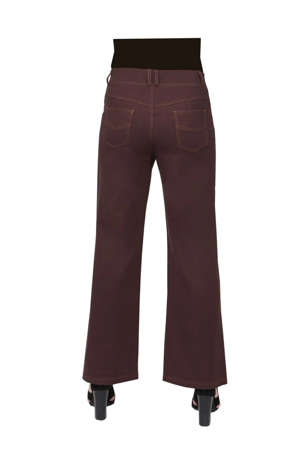 La Cera™ La Cera Stretch Knit Wide Leg Pant