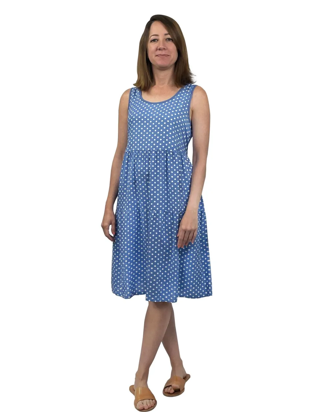 La Cera™ La Cera Tiered Rayon Print Dress