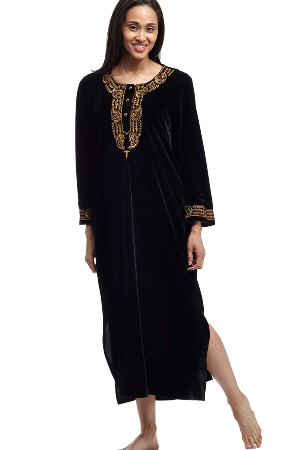 La Cera™ La Cera Velour Gown