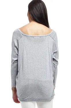 La Cera™ La Cera V-Neckline Dolman Sleeve Sweater - Plus Size