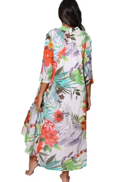 La Cera™ La Cera Women'S High-Low Printed Caftan
