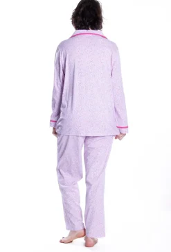 La Cera™ Long Sleeve Floral Pajama Set