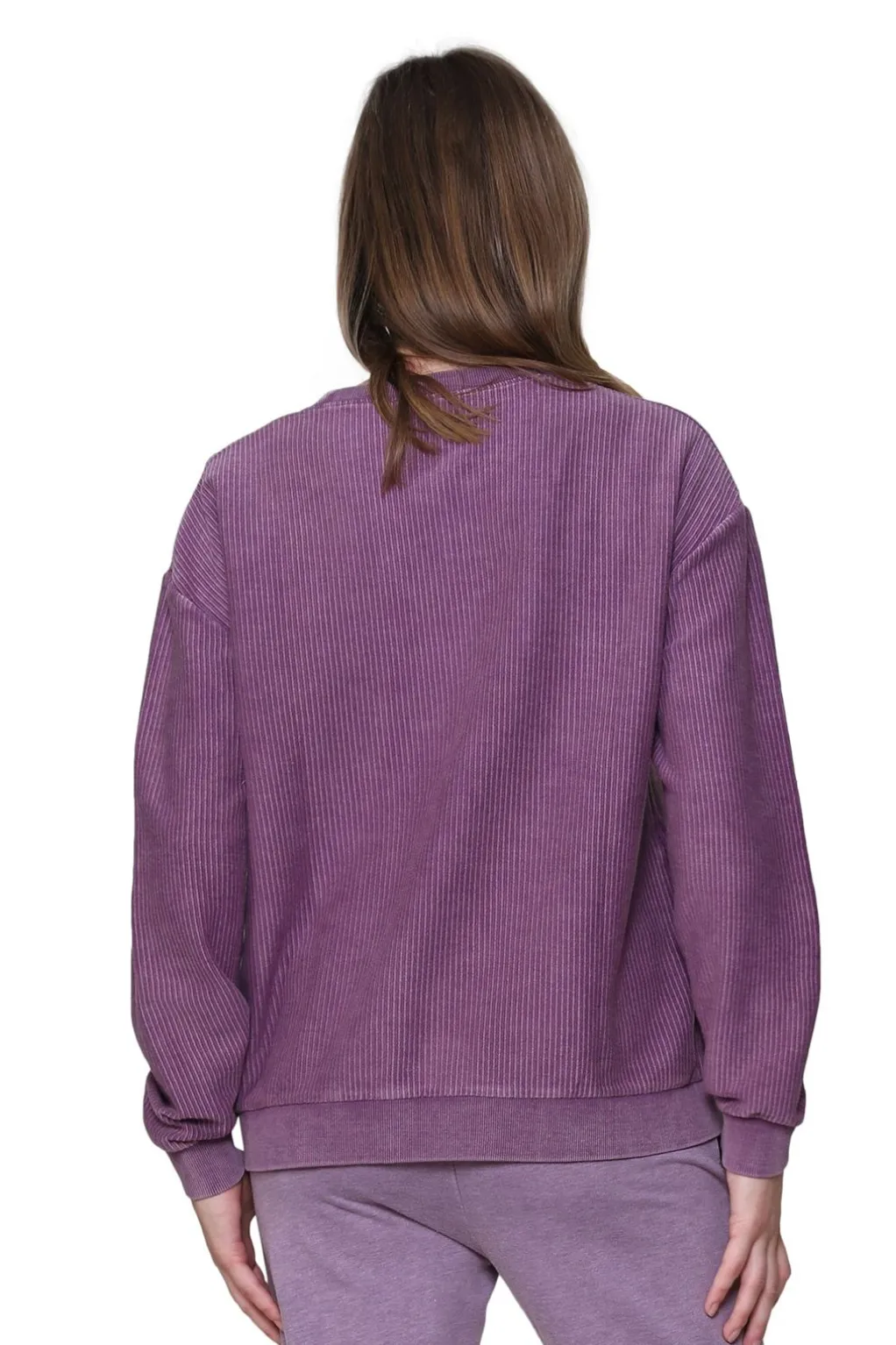 La Cera™ Ottoman Rib Knit Long Sleeve Top